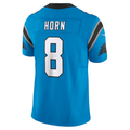 Yuxns C.Panthers #8 Jaycee Horn Blue Vapor F.U.S.E. Limited Stitched Jerseys