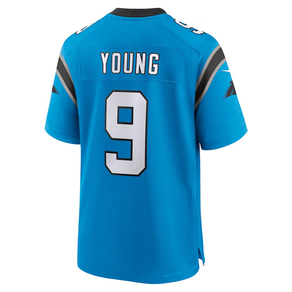 Yuxns C.Panthers #9 Bryce Young Blue Alternate Game Stitched Jerseys