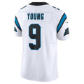 Yuxns C.Panthers #9 Bryce Young Vapor F.U.S.E. Limited Stitched Jerseys
