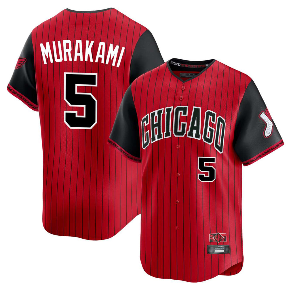 Yuxns C.White Sox #5 Munetaka Murakami Player Red City Connect Limited Home Stitched Jerseys