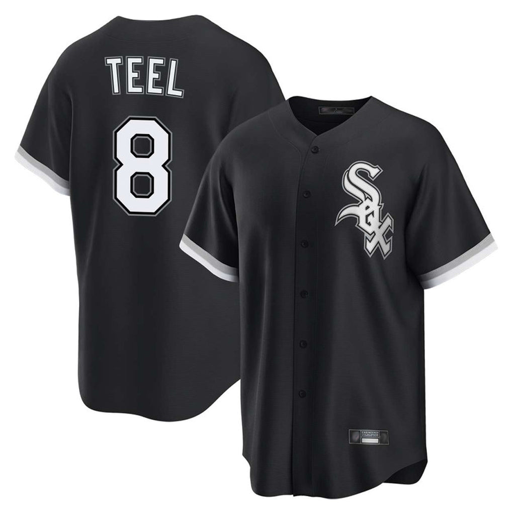 Yuxns C.White Sox #8 Kyle Teel Player Black Home Game Stitched Jerseys
