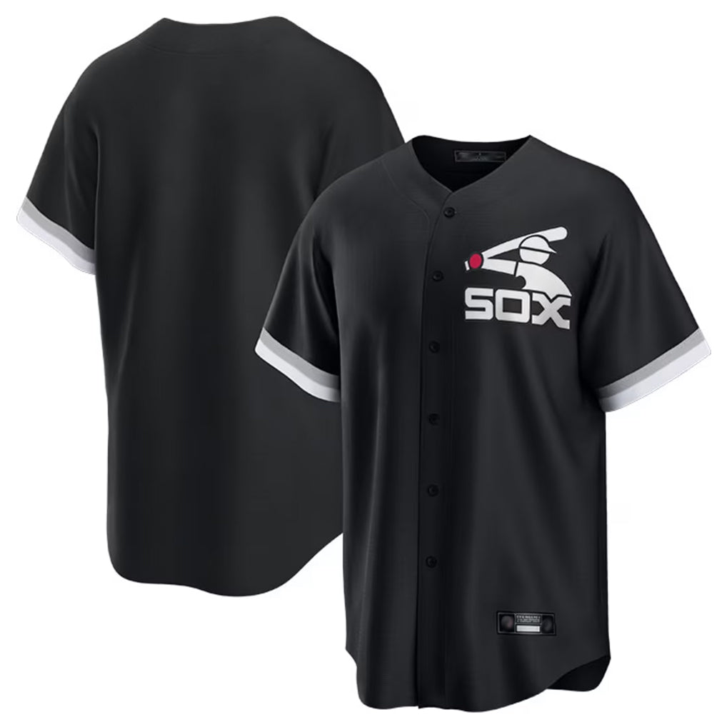 Yuxns C.White Sox ## White Sox Blank Player Black Game Home Stitched Jerseys
