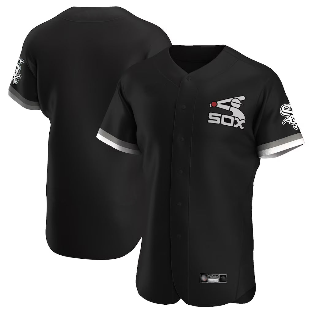 Yuxns C.White Sox ## White Sox Blank Player Black Limited Elite Home Game Stitched Jerseys