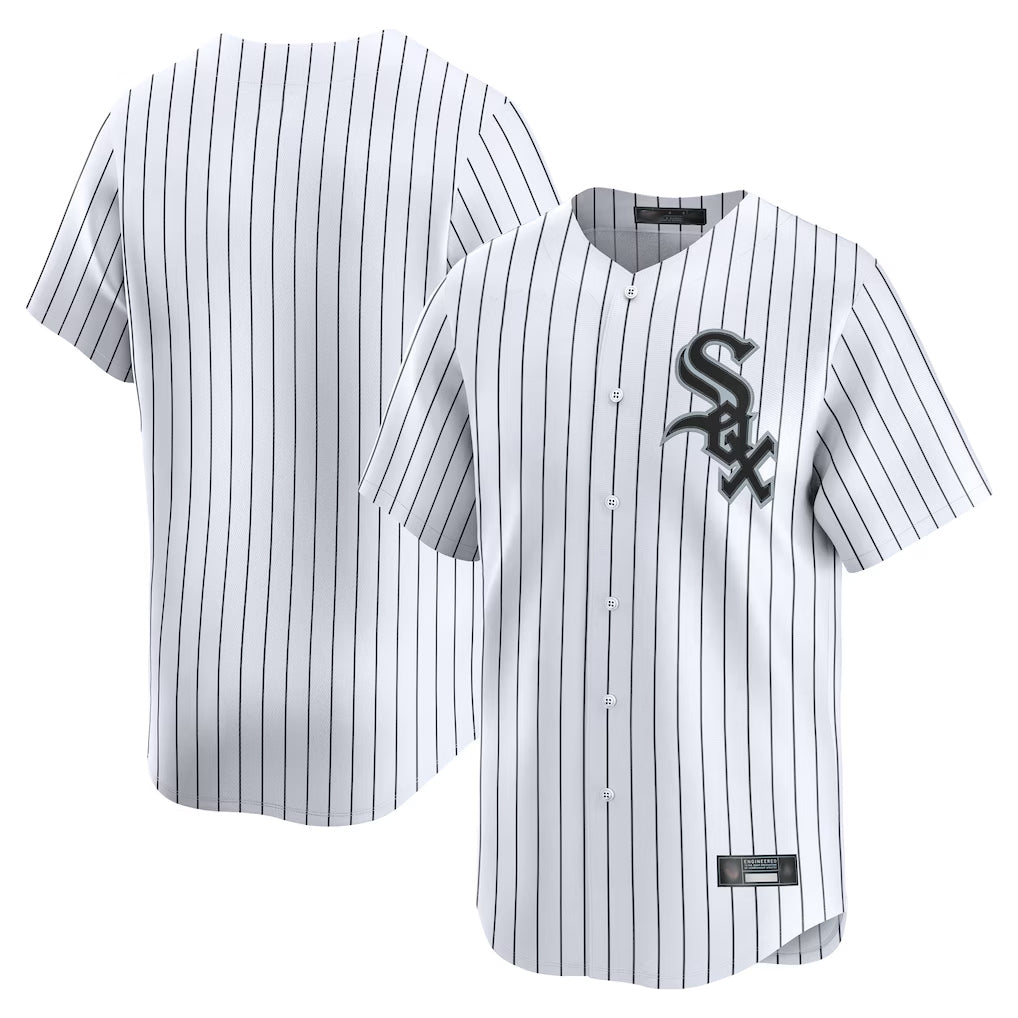 Yuxns C.White Sox ## White Sox Blank Player White Stripe Limited Home Stitched Jerseys