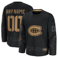 Yuxns Cheap M.Canadiens Black 2024 Military Appreciation Practice Jerseys