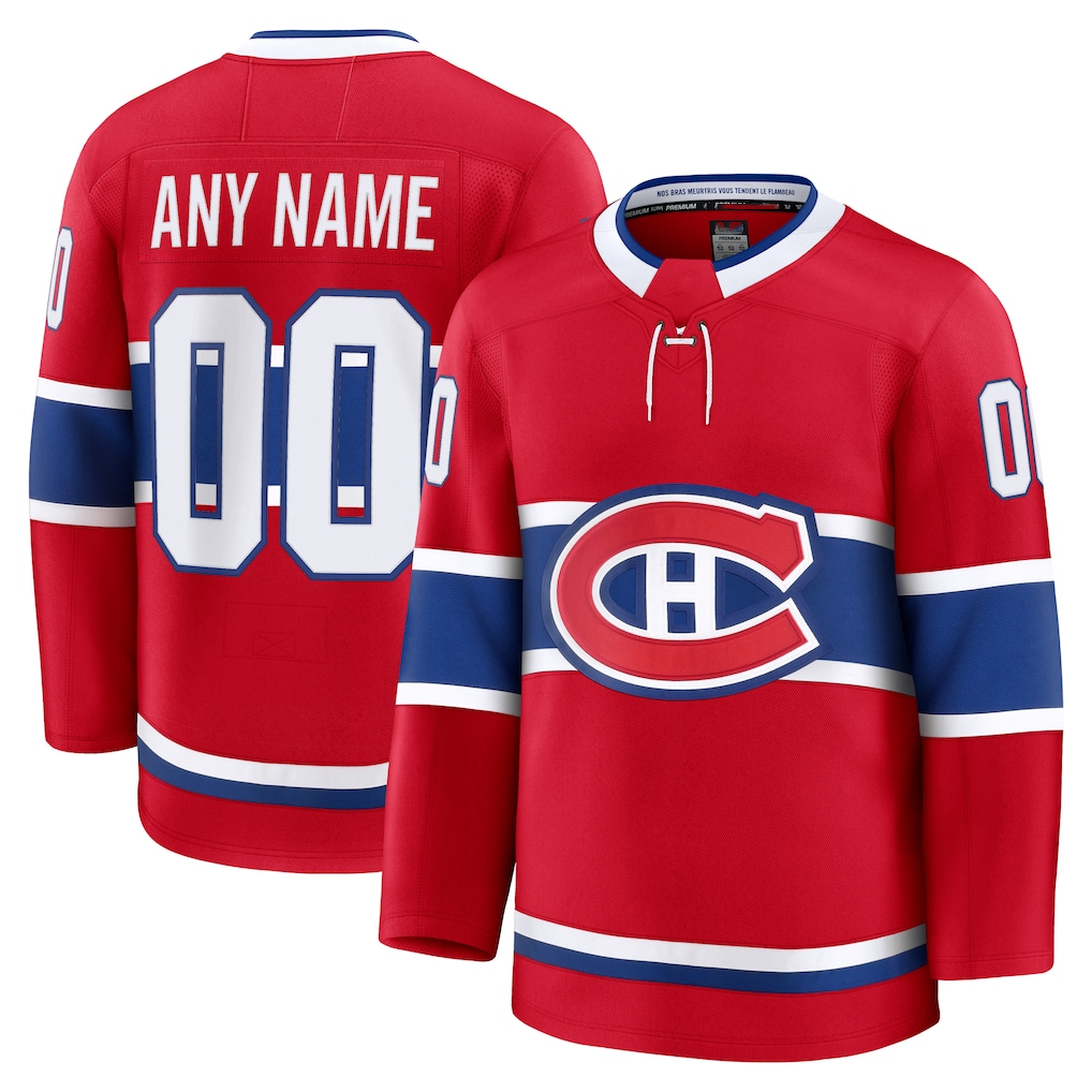 Yuxns Cheap M.Canadiens Red Home Premium Jerseys