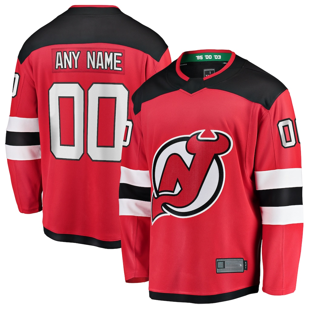 Yuxns Cheap NJ.Devils Red Home Breakaway Jerseys
