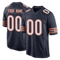 Yuxns Custom C.Bears Navy Home Game Any Name & Numbers Stitched Jerseys