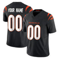 Yuxns Custom C.Bengals Black Salute to Service Pullover Hoodies Any Name & Numbers Stitched Jerseys