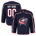 Yuxns Custom CB.Jackets Navy Home Authentic Pro Jersey