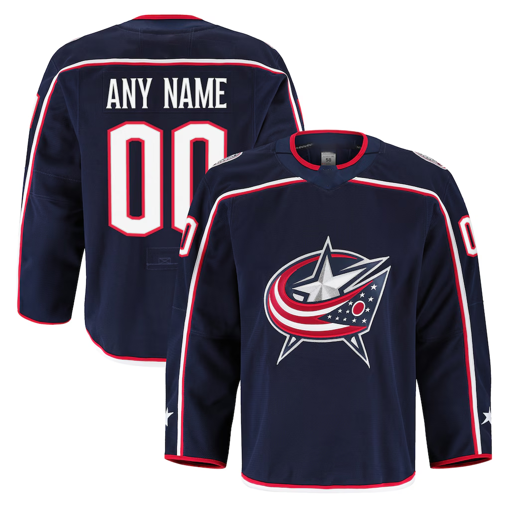 Yuxns Custom CB.Jackets Navy Home Authentic Pro Jersey