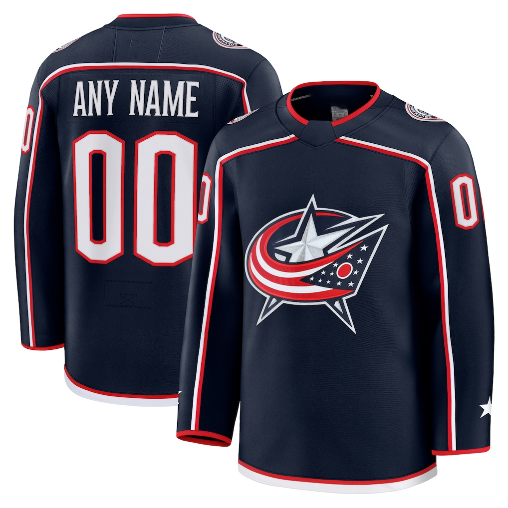Yuxns Custom CB.Jackets  Navy Home Premium Jersey