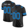 Yuxns Custom D.Lions Blue Vapor F.U.S.E. Limited Elite Stitched Jerseys