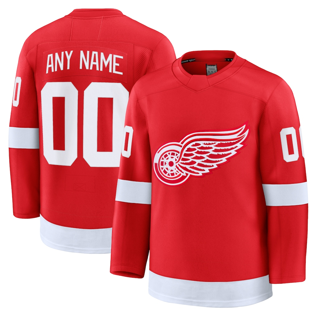 Yuxns Custom DR.Wings Red Home Premium Jerseys