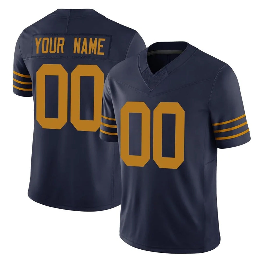 Yuxns Custom GB.Packers Navy The 1923 Classic Vapor F.U.S.E. Home Game Any Name & Numbers Stitched Jerseys