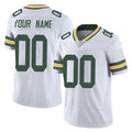 Yuxns Custom GB.Packers White Vapor Untouchable Limited Home Game Any Name & Numbers Stitched Jerseys