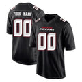 Yuxns Custom H.Texans Carbon Black Fashion Home Game Any Name & Numbers Stitched Jerseys