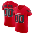Yuxns Custom H.Texans Red Alternate Vapor F.U.S.E. Elite Stitched Jerseys