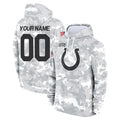 Yuxns Custom IN.Colts Arctic Camo Salute to Service Hoodies Limited Game Any Name & Numbers Stitched Jerseys