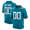 Yuxns Custom J.Jaguars Teal Prowler Throwback Stitched Jerseys