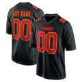 Yuxns Custom KC.Chiefs Black Fashion Home Game Any Name & Numbers Stitched Jerseys