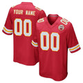 Yuxns Custom KC.Chiefs Red Home Game Any Name & Numbers Stitched Jerseys