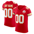 Yuxns Custom KC.Chiefs Red Vapor F.U.S.E. Elite Stitched Jerseys