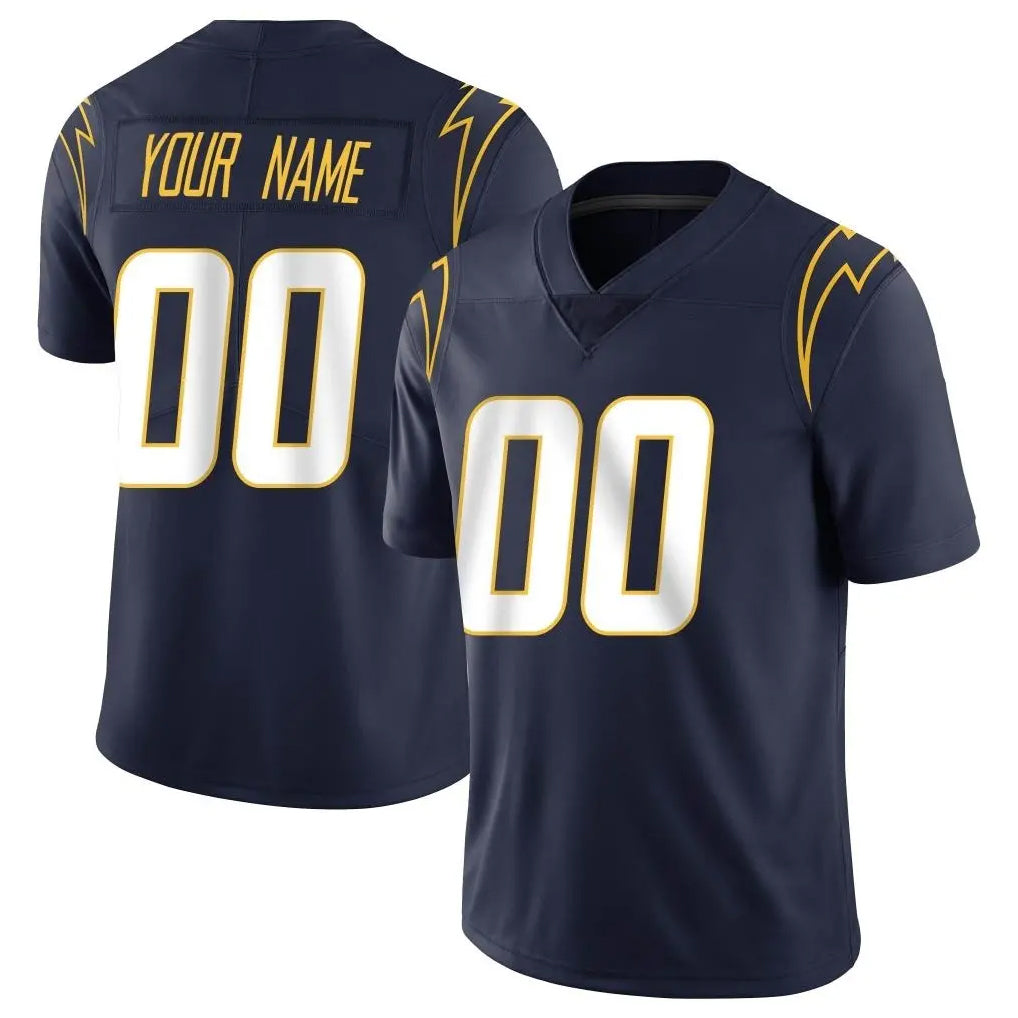 Yuxns Custom LA.Chargers Navy Limited Vapor Untouchable Home Game Any Name & Numbers Stitched Jerseys