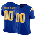 Yuxns Custom LA.Chargers Royal Limited Vapor F.U.S.E. Home Game Any Name & Numbers Stitched Jerseys