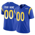 Yuxns Custom LA.Rams Royal Limited Vapor F.U.S.E. Home Game Any Name & Numbers Stitched Jerseys