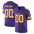 Yuxns Custom M.Vikings Purple Limited Color Rush Home Game Any Name & Numbers Stitched Jerseys