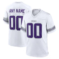 Yuxns Custom MN.Vikings White Alternate Game Football Jerseys