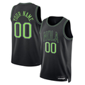 Yuxns Custom NO.Pelicans Black 202526 City Edition Swingman Stitched Jerseys