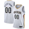 Yuxns Custom NO.Pelicans Red Fast Break Stitched Jerseys- Statement Edition