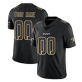 Yuxns Custom NO.Saints Black Home Game Any Name & Numbers Stitched Jerseys