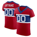 Yuxns Custom NY.Giants Red Alternate Vapor F.U.S.E. Elite  Stitched Jerseys