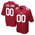 Yuxns Custom NY.Giants Red Home Game Any Name & Numbers Stitched Jerseys
