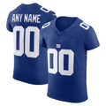 Yuxns Custom NY.Giants Royal Vapor F.U.S.E. Elite Stitched Jerseys