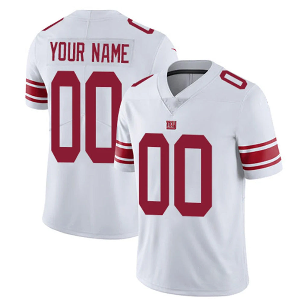 Yuxns Custom NY.Giants White Limited Vapor Untouchable Home Game Any Name & Numbers Stitched Jerseys