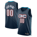 Yuxns Custom OC.Thunder Blue 202526 City Edition Swingman Stitched Jerseys