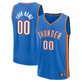Yuxns Custom OC.Thunder Blue Fast Break Stitched Jerseys - Icon Edition