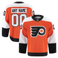 Yuxns Custom P.Flyers Orange Home Authentic Pro Jerseys