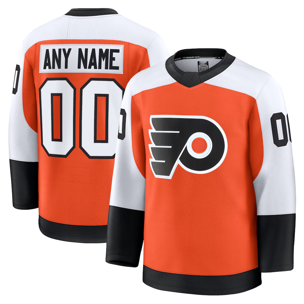 Yuxns Custom P.Flyers Orange Home Premium Jerseys