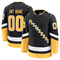 Yuxns Custom P.Penguins Black Alternate Premium Jerseys