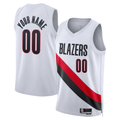 Yuxns Custom PT.Blazers White Swingman Stitched Jerseys - Association Edition