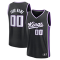 Yuxns Custom S.Kings Black Fast Break Stitched Jerseys - Icon Edition