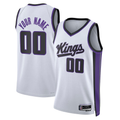 Yuxns Custom S.Kings White Swingman Stitched Jerseys - Association Edition