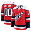 Yuxns Custom W.Capitals Red Alternate Premium Jerseys
