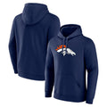 Yuxns D.Broncos Navy Pullover Hoodie Limited Blank Player Stitched Jerseys