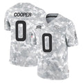 Yuxns D.Broncos #0 Jonathon Cooper Player Arctic Camo Salute To Service Limited Stitched Jerseys